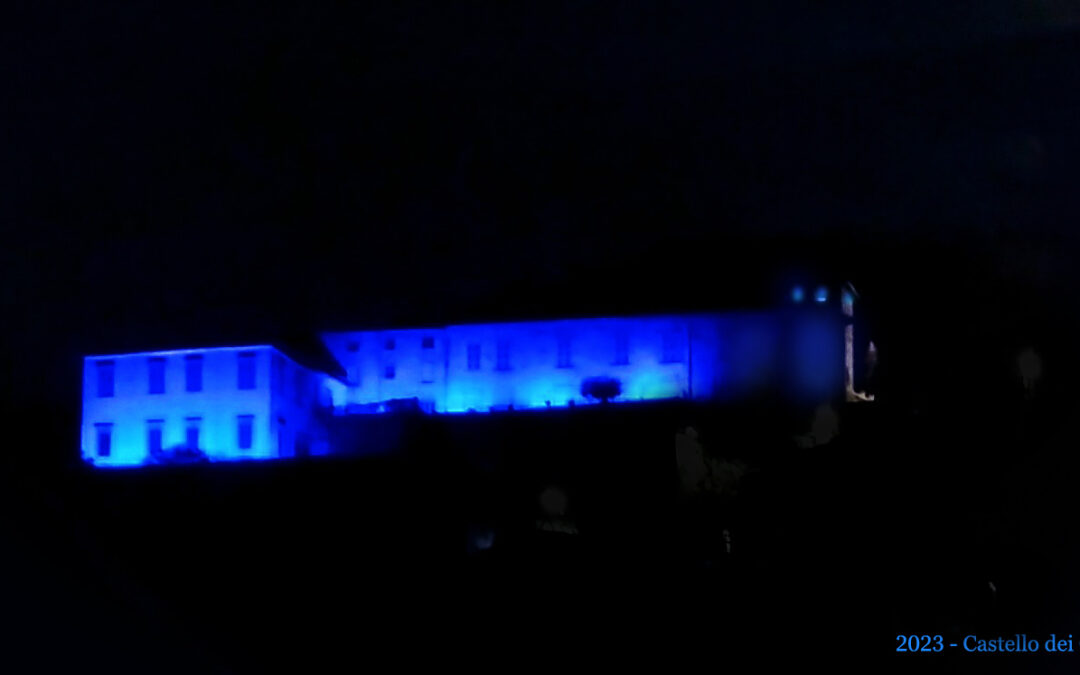 Il Castello si veste di luci colorate