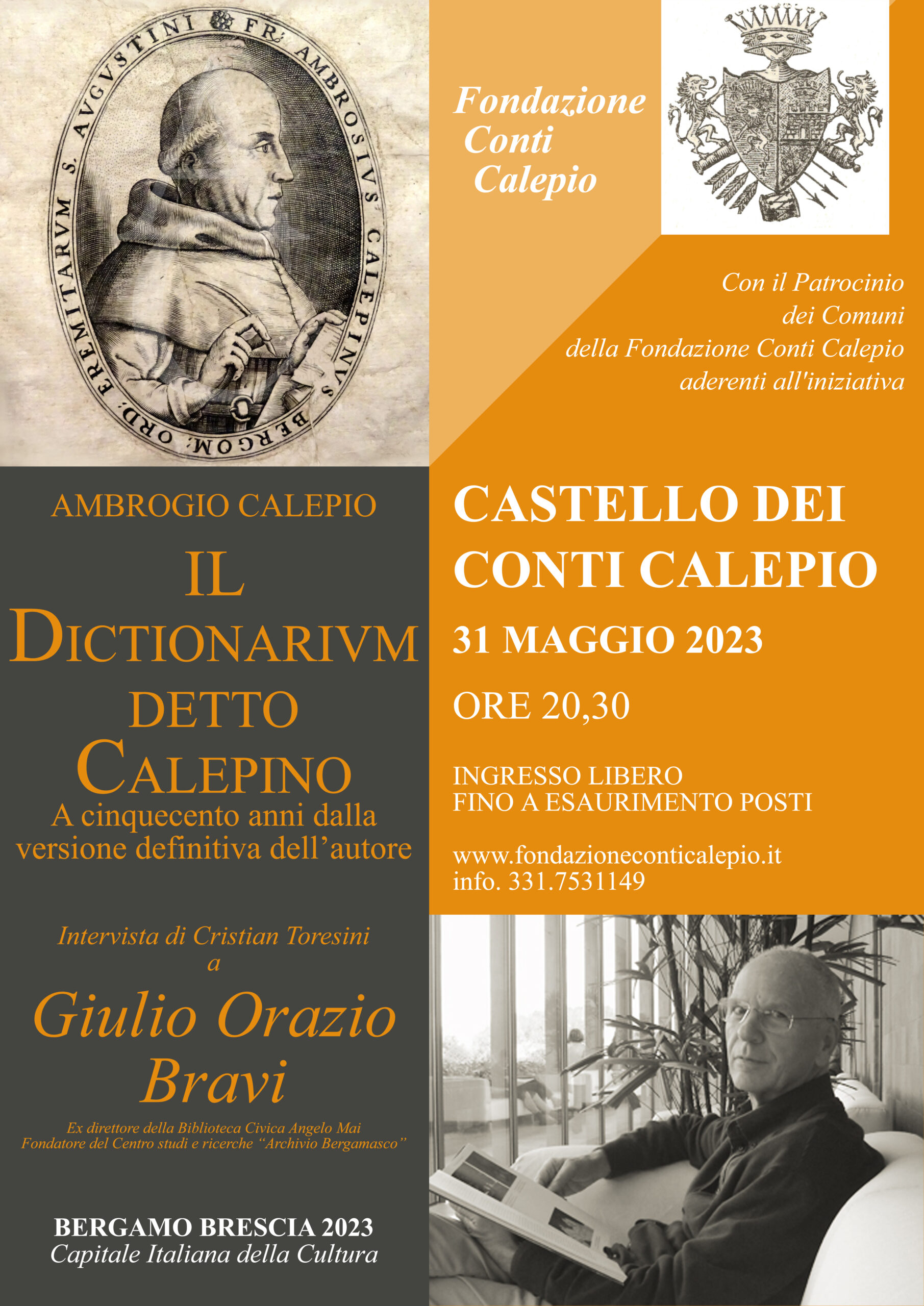 Fondazione Conti Calepio - Conferenza Giulio Orazio Bravi Centro Polivalente Disabili Conti Calepio